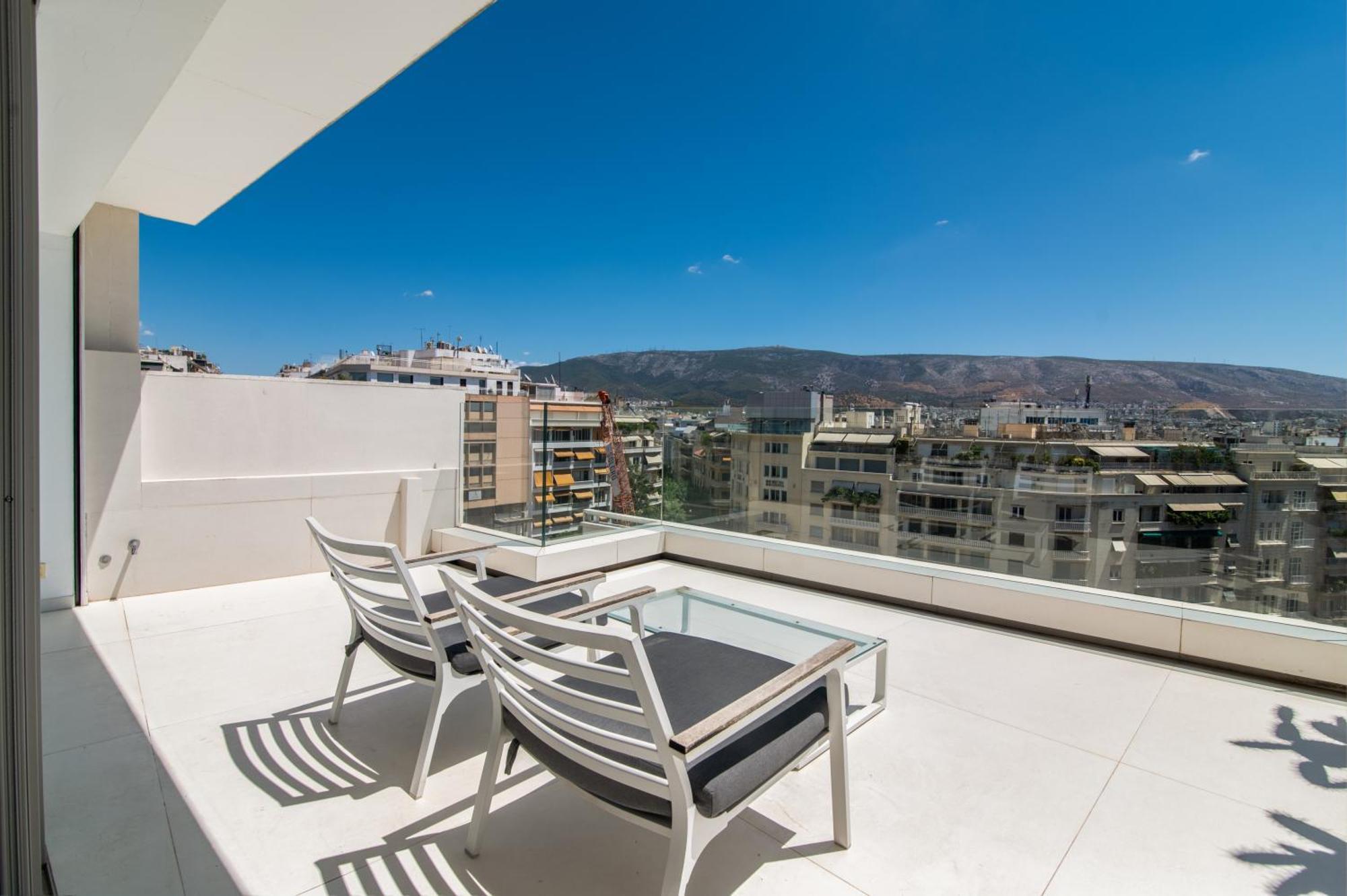Apartamento Kolonaki Square Panorama Penthouse Atenas Exterior foto